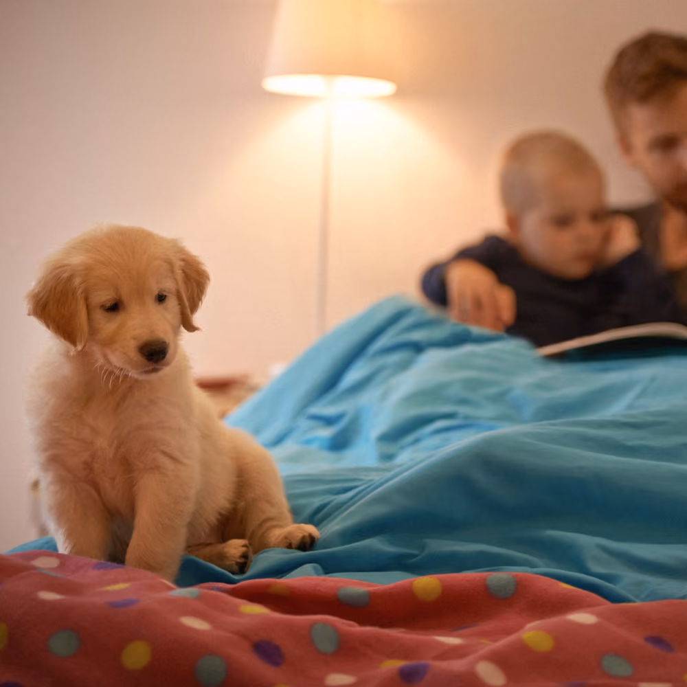 In-home puppy training